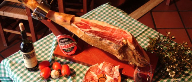  Jamón az állványon